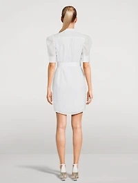 Gillian Puff-Sleeve Shirt Dress