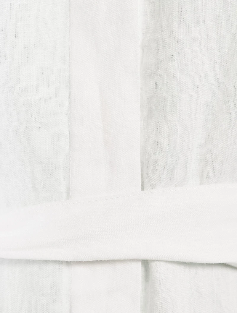 Gillian Puff-Sleeve Shirt Dress