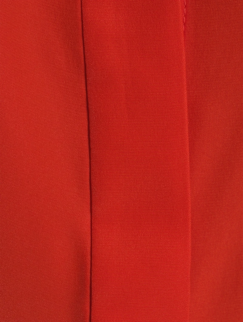 Gillian Puff-Sleeve Silk Blouse