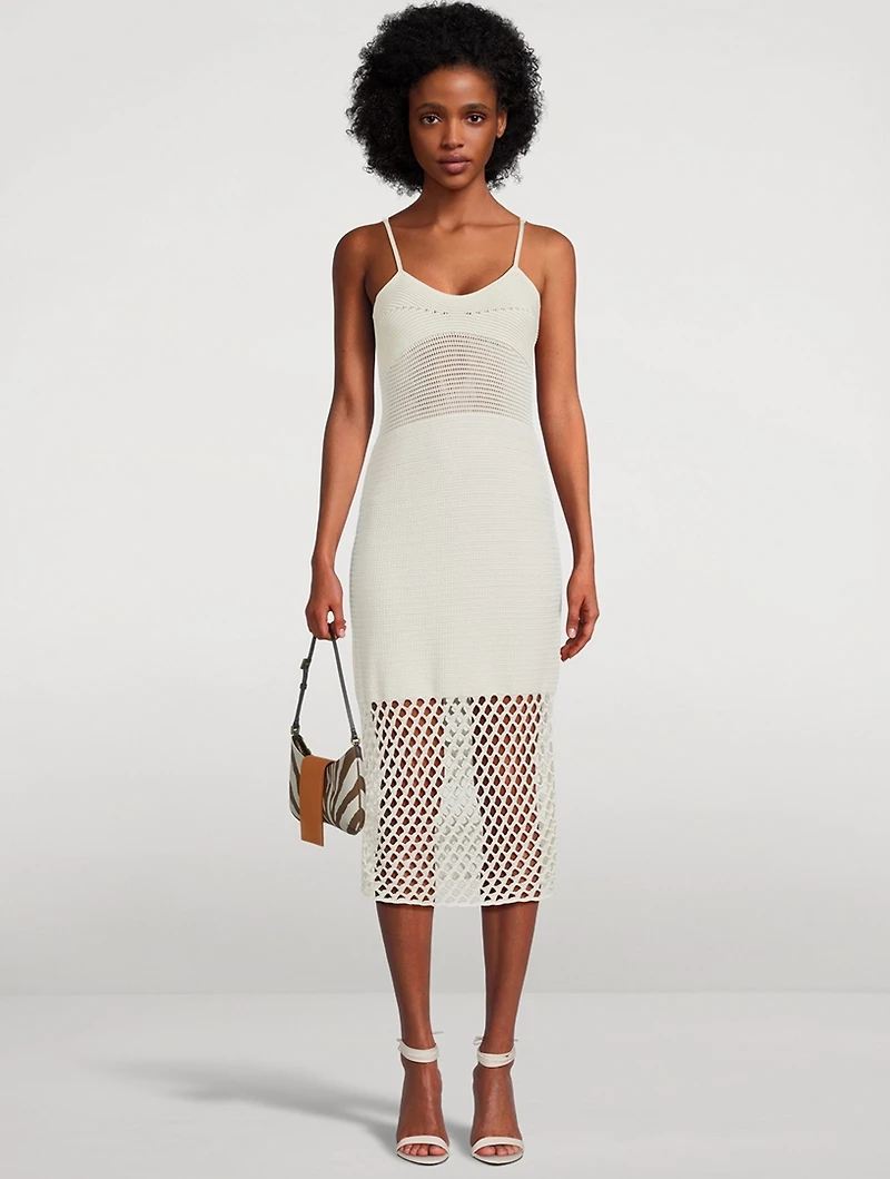 Crochet Midi Dress
