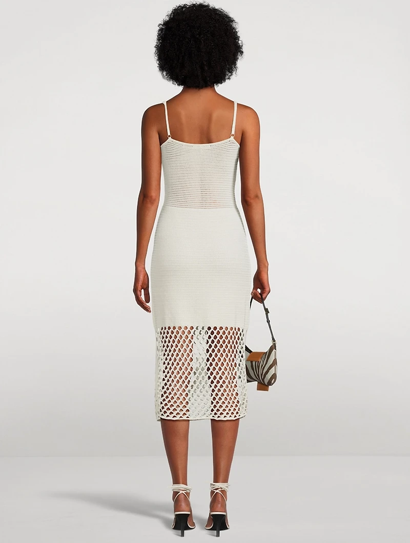Crochet Midi Dress