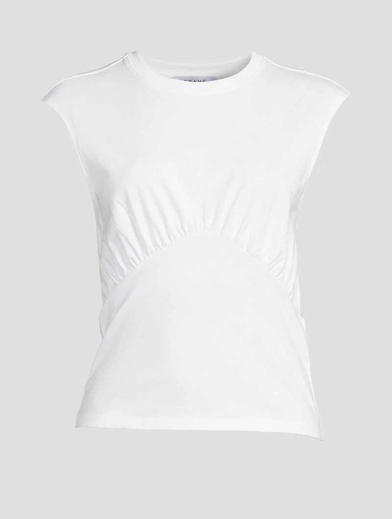 Empire Sleeveless Knit T-Shirt