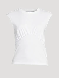 Empire Sleeveless Knit T-Shirt