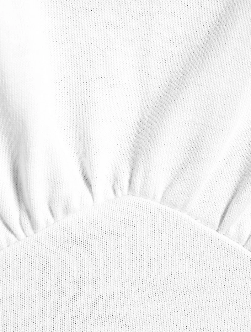 Empire Sleeveless Knit T-Shirt