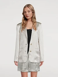 Satin Blazer