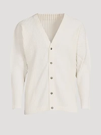 Colour Pleats Cardigan