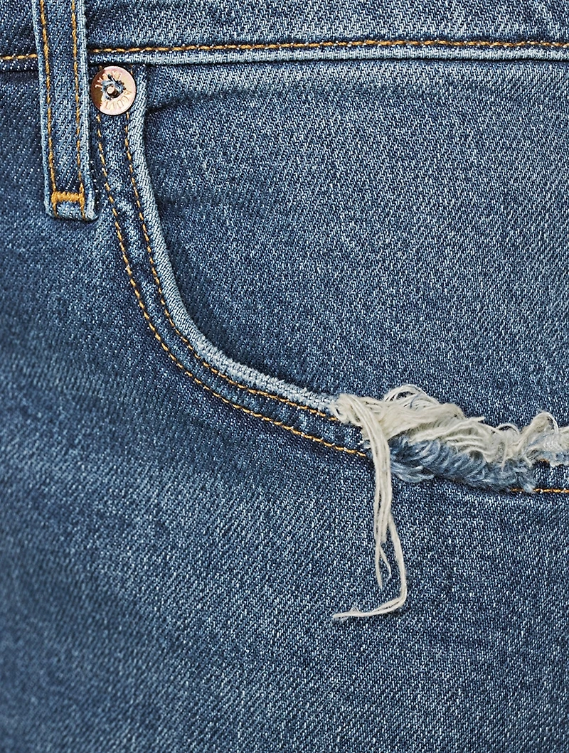 Riley High-Rise Straight-Leg Jeans