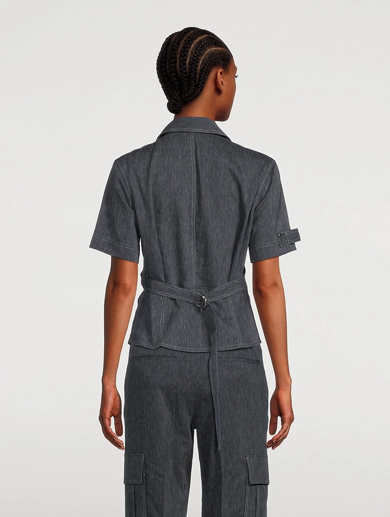 Denim Utility Shirt