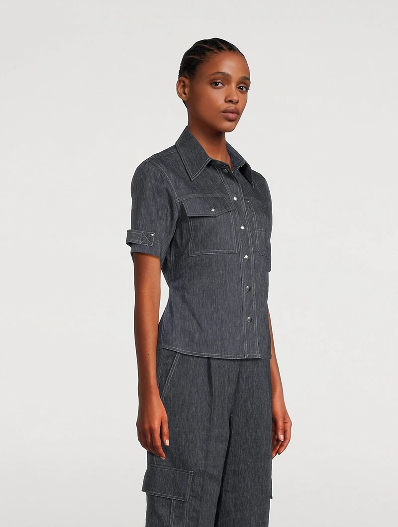 Denim Utility Shirt