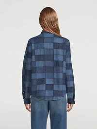 Patchwork Denim Shirt