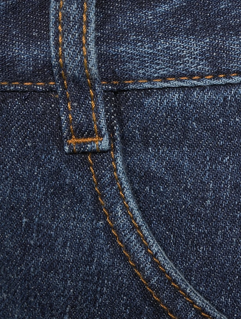 Patchwork Cropped Flare Jeans