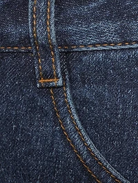 Patchwork Cropped Flare Jeans