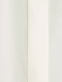 CHLOÉ Vertical Tie-Neck Silk Shirt
