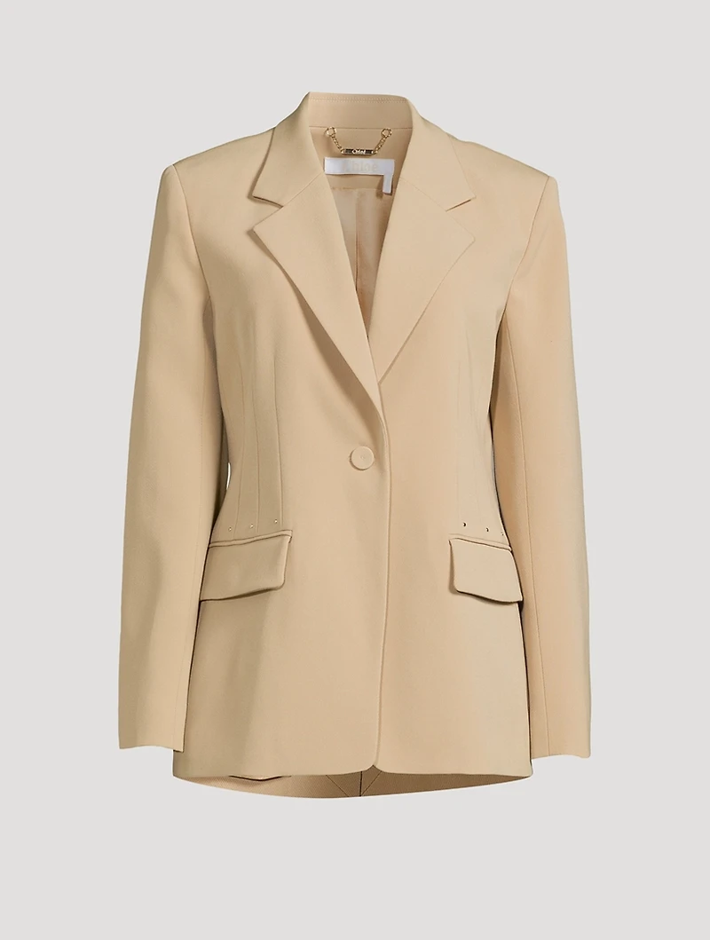 Wool Corset Blazer