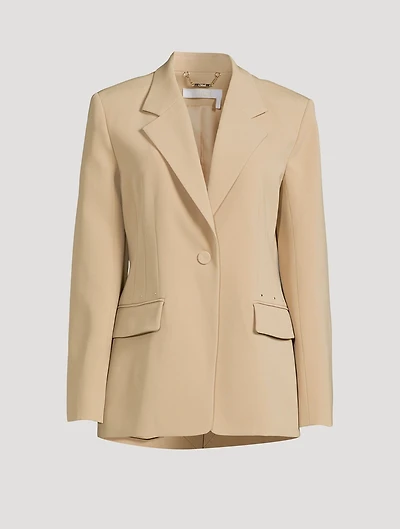 Wool Corset Blazer