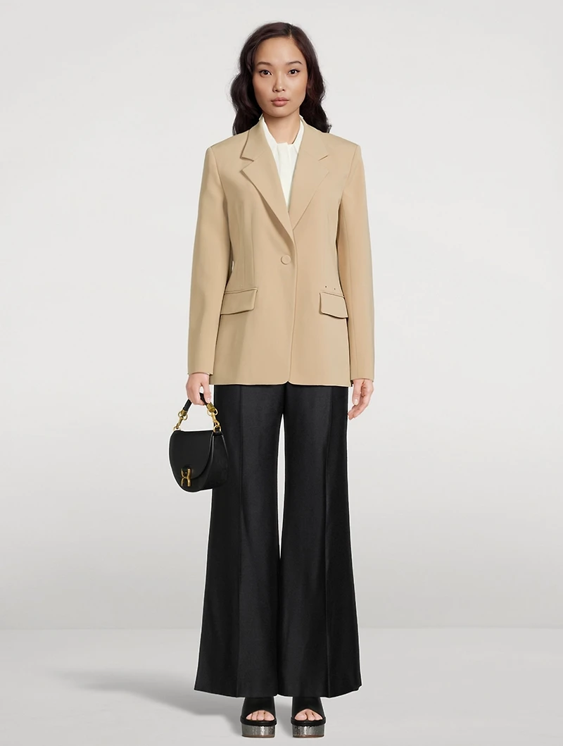 Wool Corset Blazer
