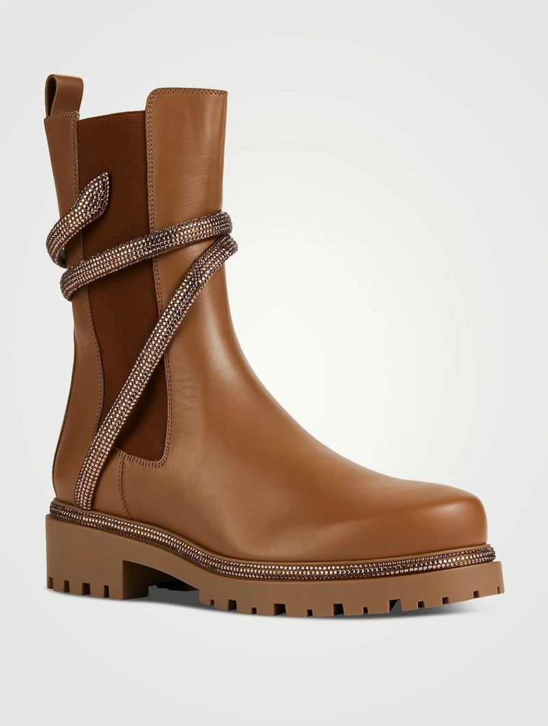 Cleo Leather Combat Boots