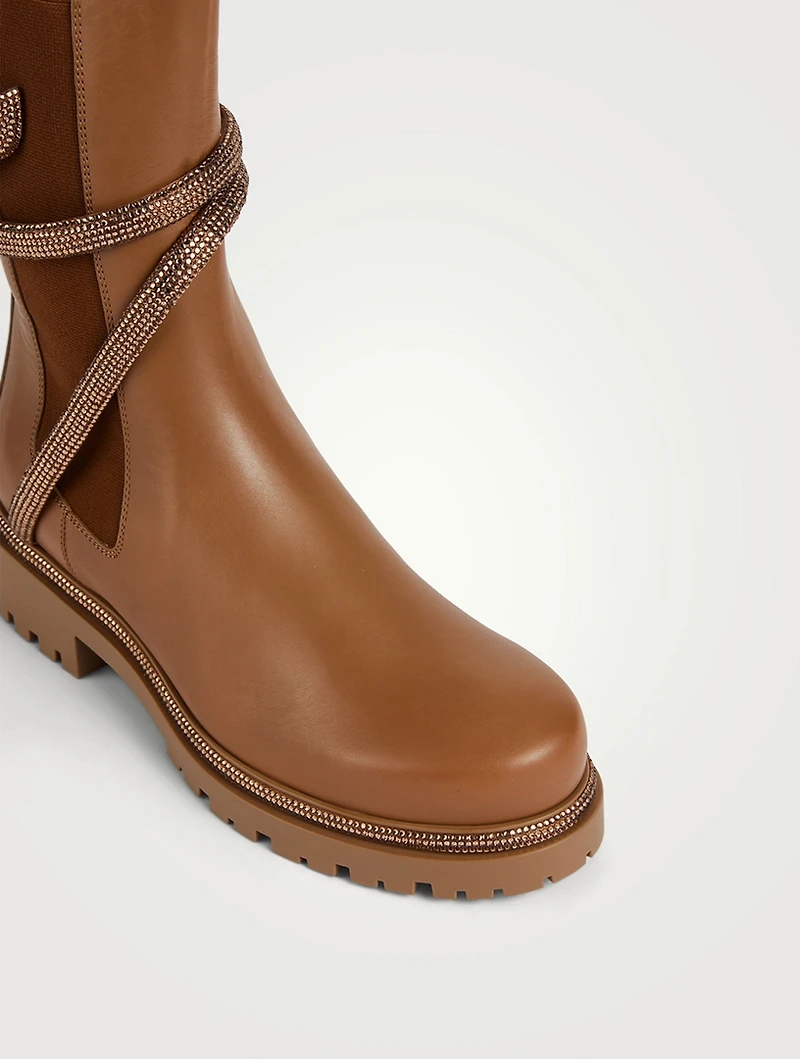 Cleo Leather Combat Boots