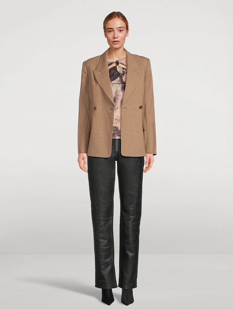 Kandice Printed Cut-Out Top