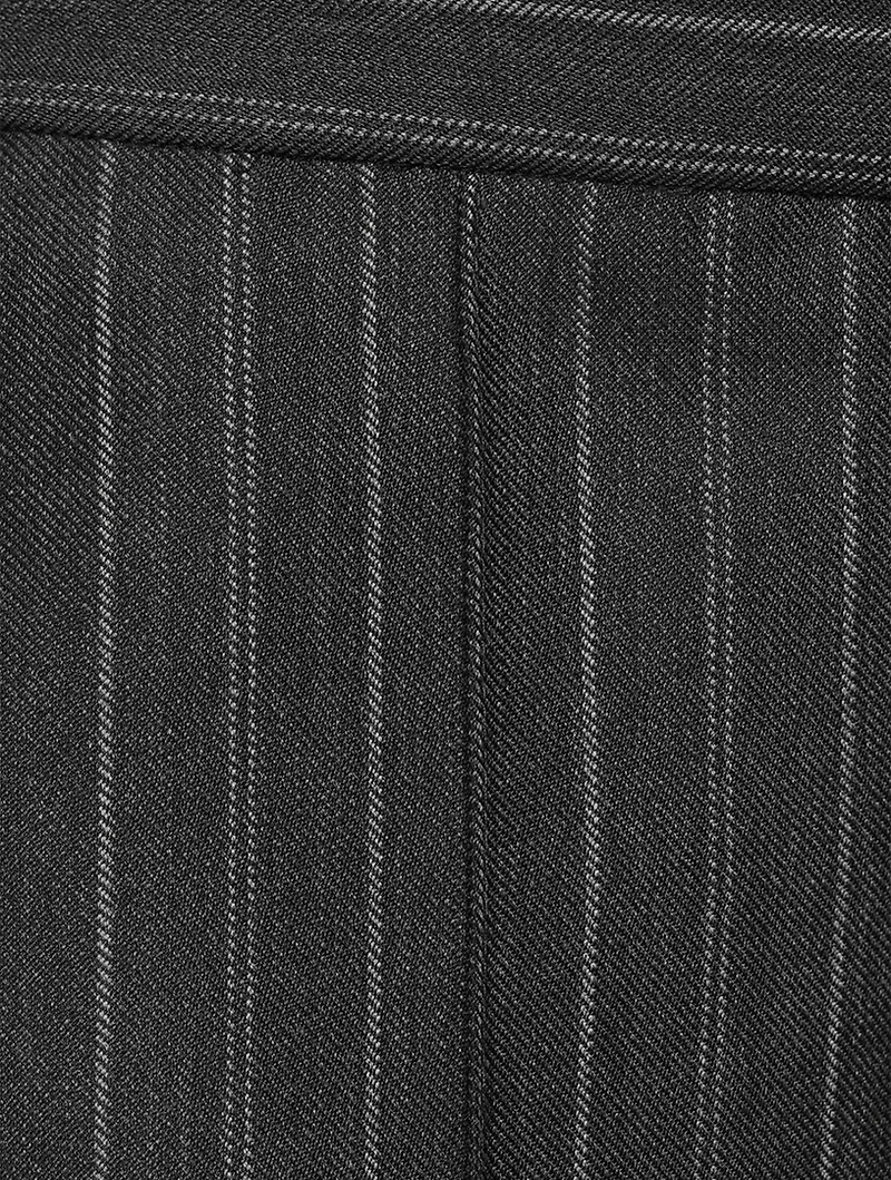 Vera Cropped Trousers Pinstripe Print