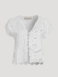 Ines Linen Top