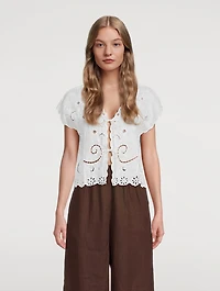 Ines Linen Top