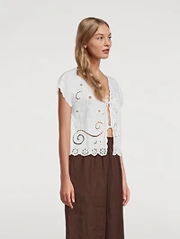 Ines Linen Top