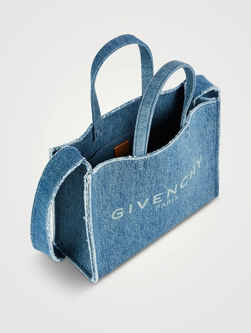 Small G Tote Denim Bag