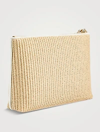 Raffia Travel Pouch