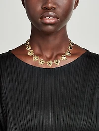 Crushed Heart Necklace