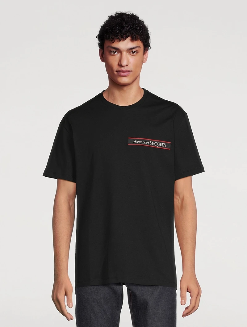 Selvedge Logo T-Shirt With Tape Detail
