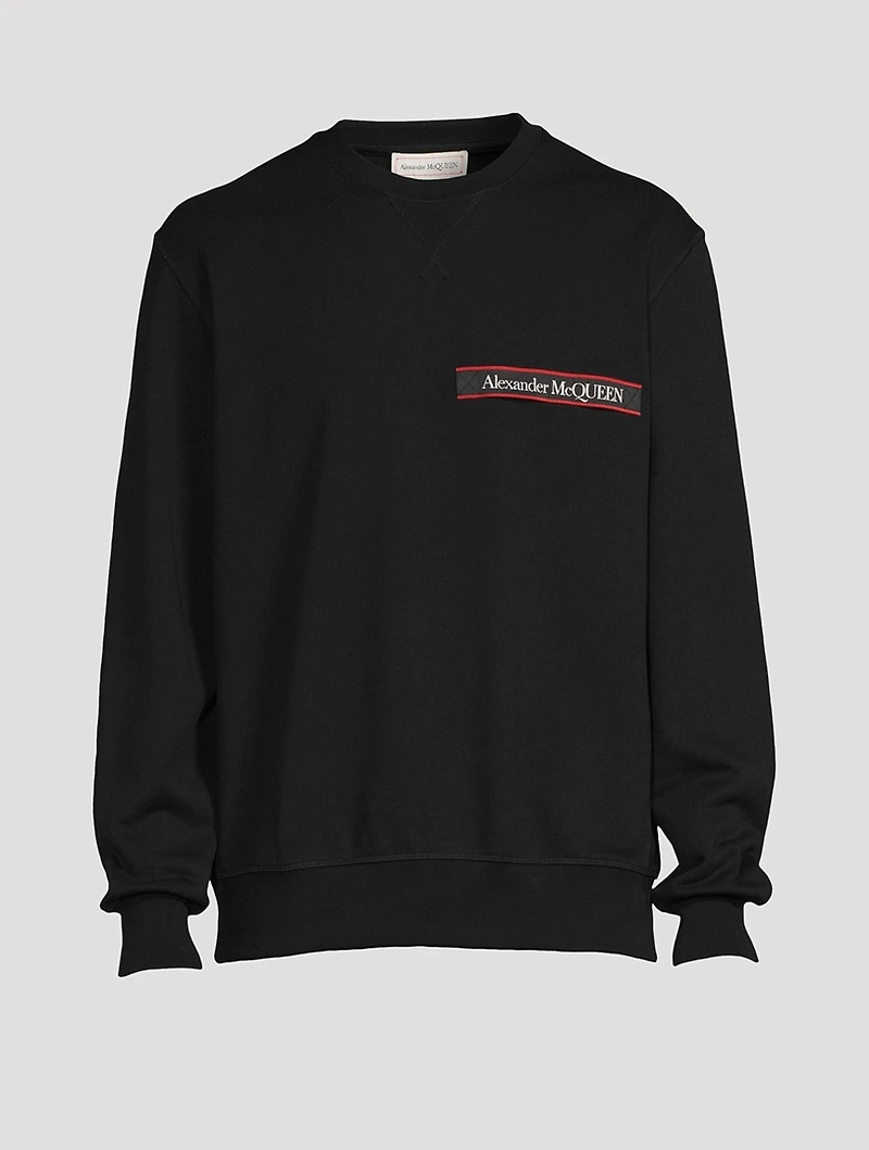 Selvedge Logo Sweatshirt With Tape Detail