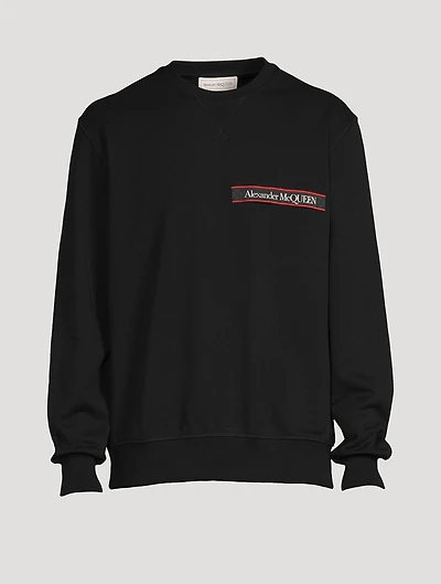 Selvedge Logo Sweatshirt With Tape Detail