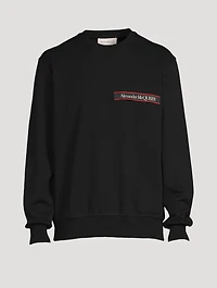 Selvedge Logo Sweatshirt With Tape Detail
