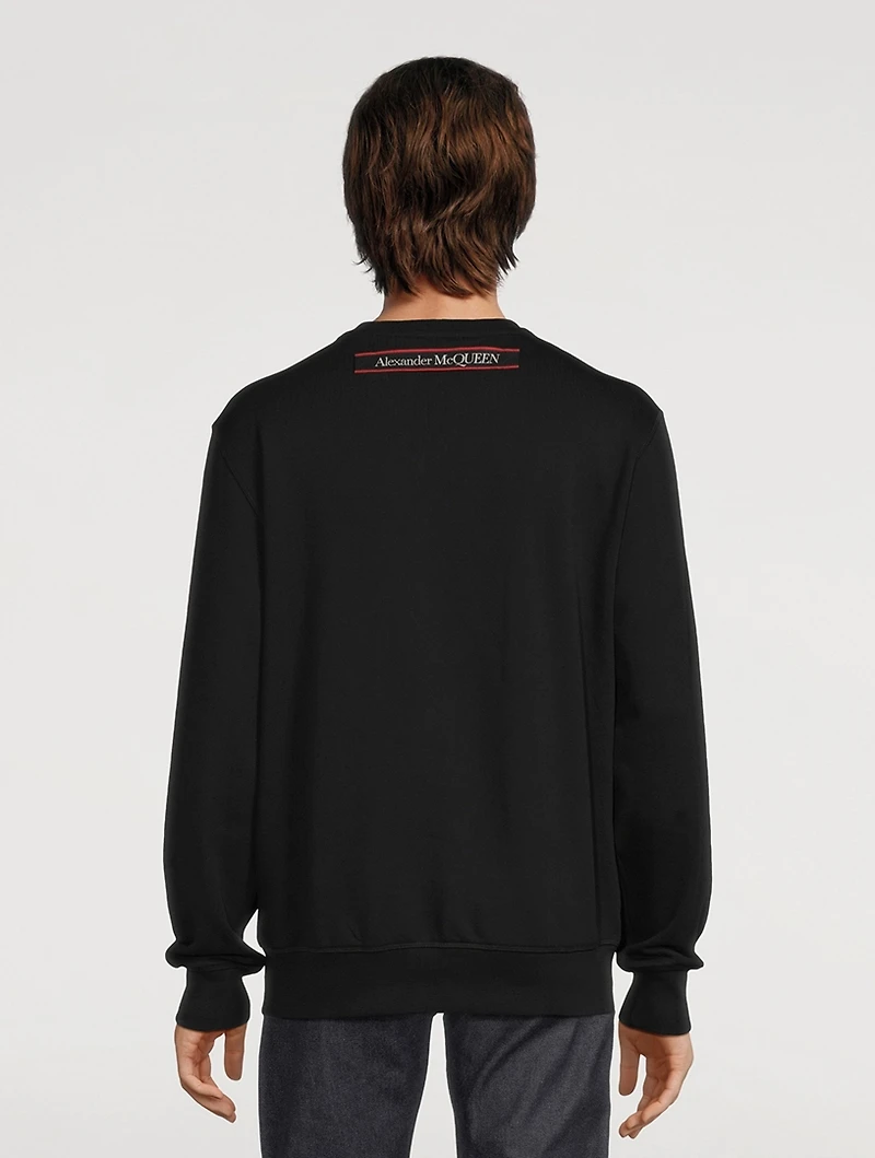 Selvedge Logo Sweatshirt With Tape Detail