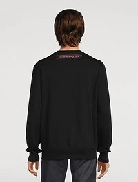 Selvedge Logo Sweatshirt With Tape Detail