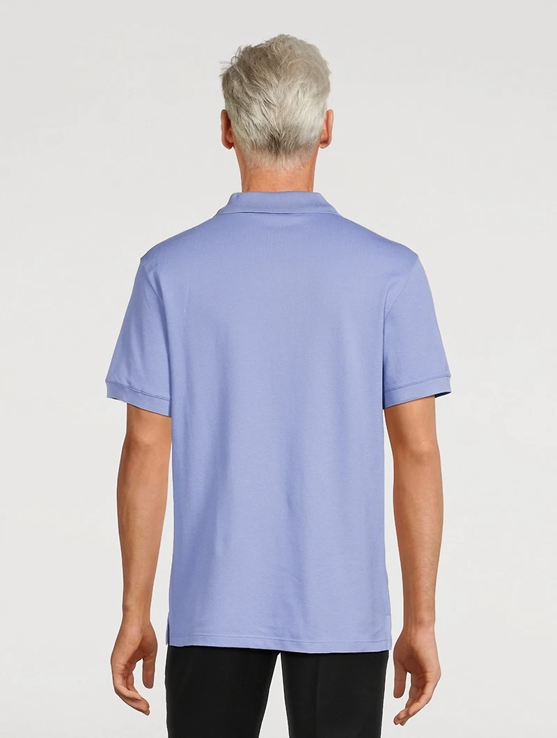 Cotton Polo With Graffiti Logo