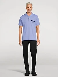 Cotton Polo With Graffiti Logo
