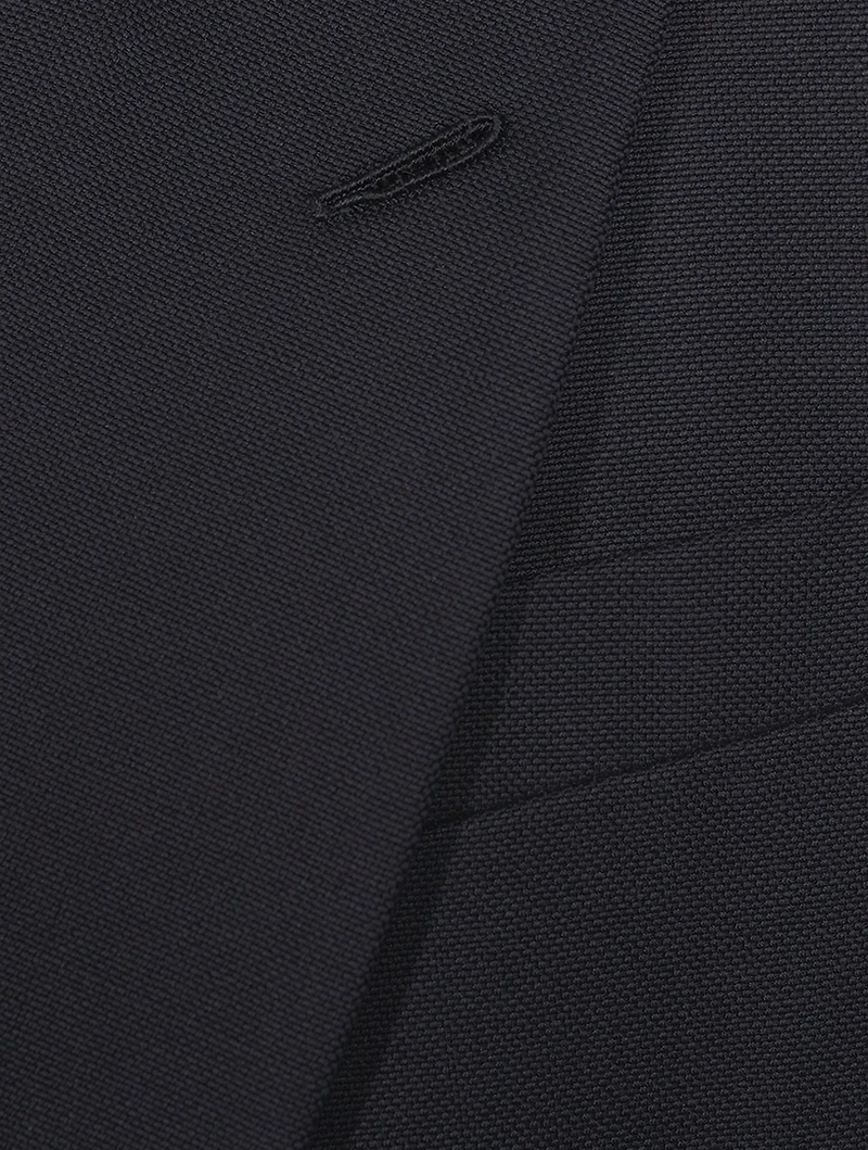 Wool And Mohair Jacket With Large Lapel