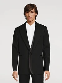 Wool Trompe L'Oeil Jacket