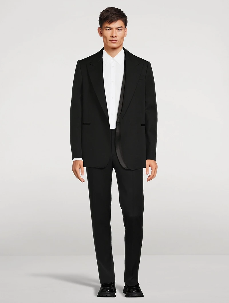 Wool Trompe L'Oeil Jacket