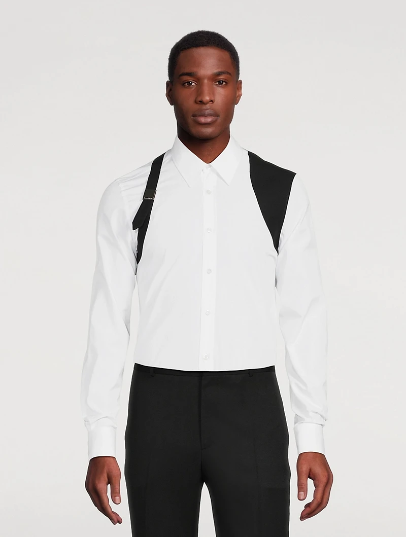 Cotton Shirt With Harness