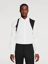 Cotton Shirt With Harness