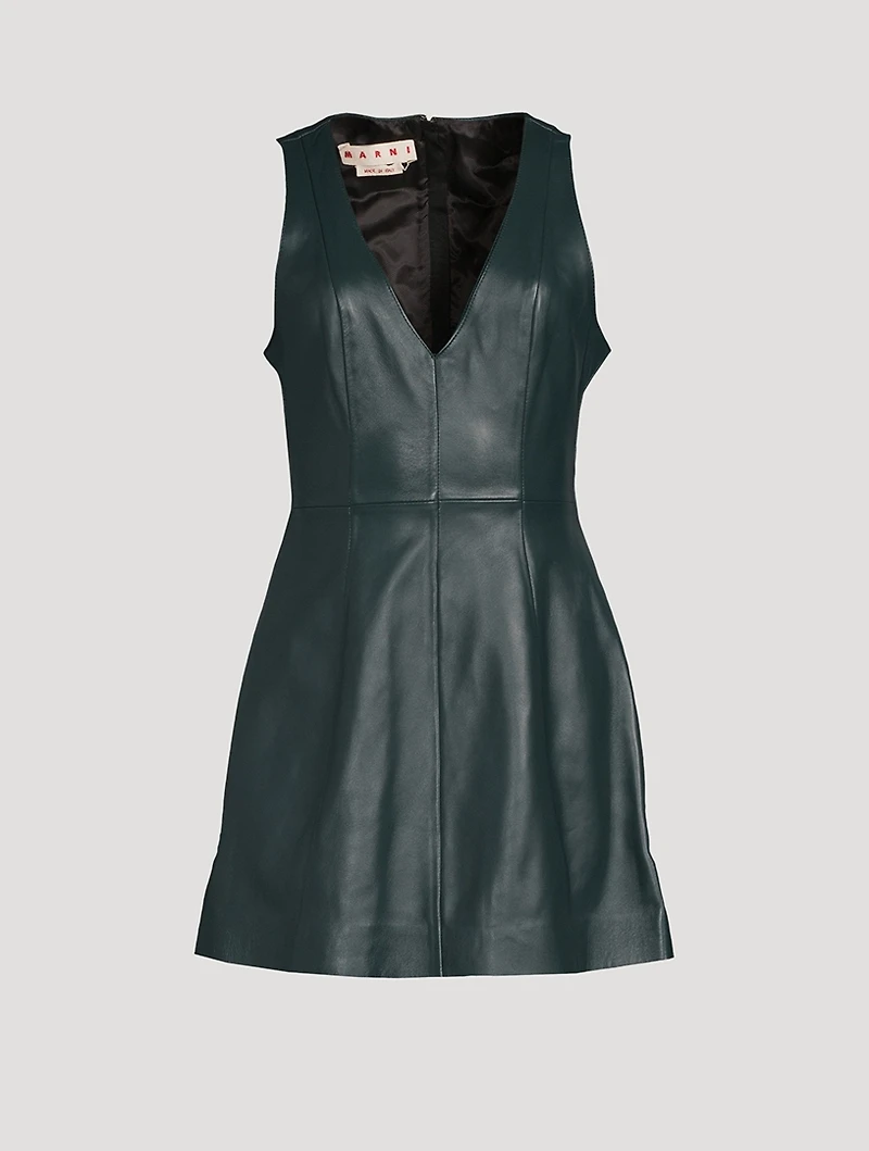 Leather Mini Dress