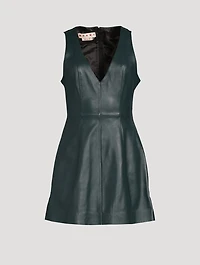 Leather Mini Dress