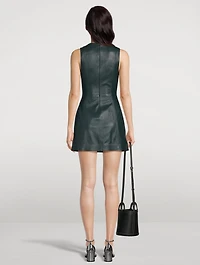 Leather Mini Dress