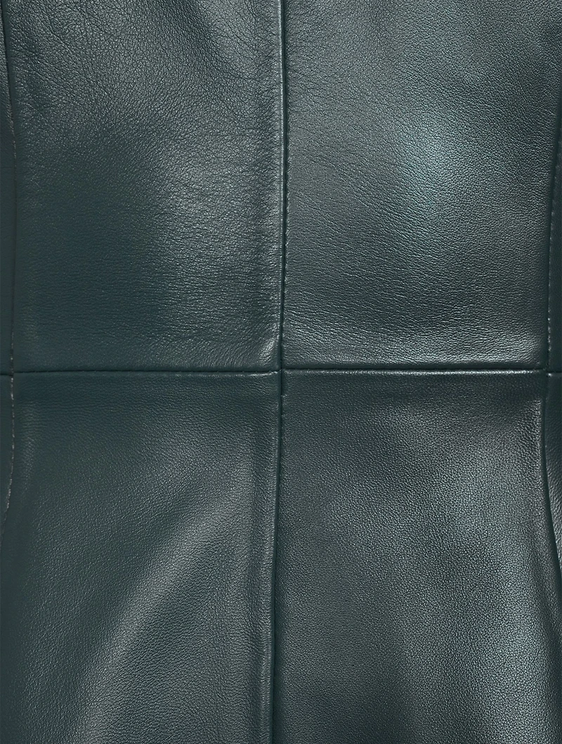 Leather Mini Dress