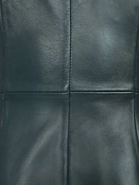 Leather Mini Dress