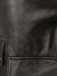 Leather Cargo Trousers
