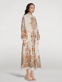 Devi Belted Midi Dress